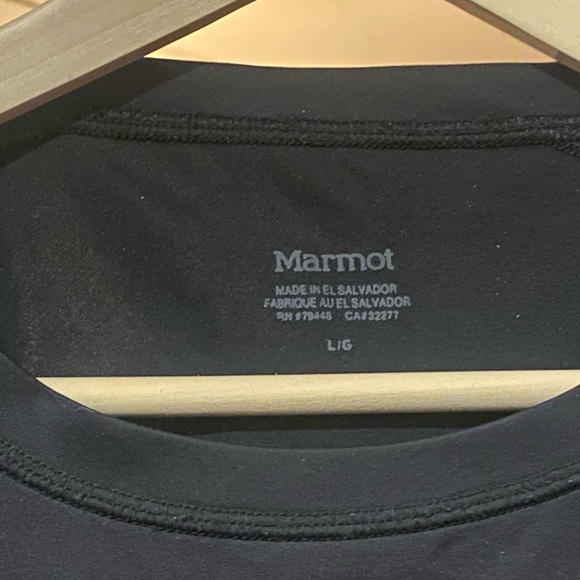 Marmot base layer long sleeve jersey. men’s Large - Picture 2 of 3